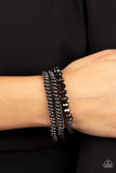 Gutsy and Glitzy - Black - Paparazzi Accessories