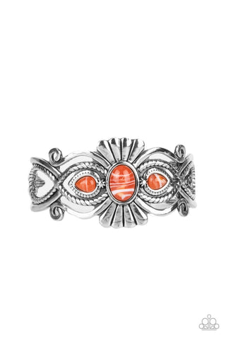 Rural Rumination - Orange - Paparazzi Accessories