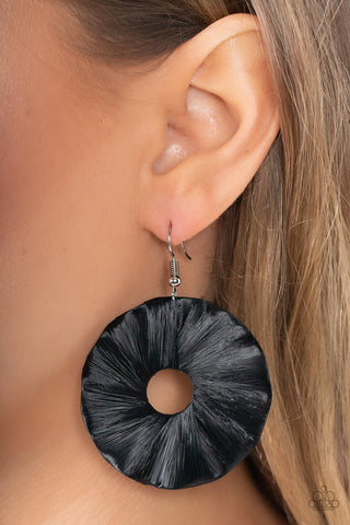 Fan the Breeze - Black - Paparazzi Accessories