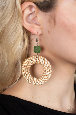 Wildly Wicker - Green - Paparazzi Accessories
