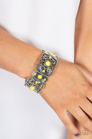 Going, Going, GONDOLA - Yellow - Paparazzi Accessories