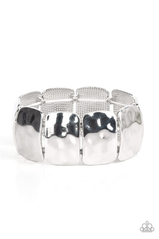Molten Maverick - Silver - Paparazzi Accessories