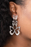 Flamboyant Flutter - White - Paparazzi Accessories