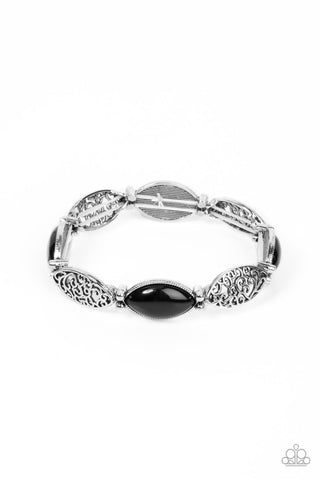 Garden Rendezvous - Black - Paparazzi Accessories