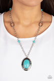 Mojave Meditation - Blue - Paparazzi Accessories