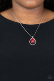 Gorgeously Glimmering - Red - Paparazzi Accessories