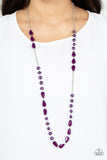 Shoreline Shimmer - Purple - Paparazzi Accessories