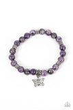 Butterfly Nirvana - Purple - Paparazzi Accessories