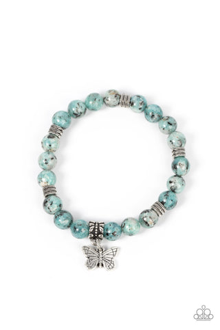 Butterfly Nirvana - Blue - Paparazzi Accessories