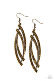 Twinkle for Two - Brass - Paparazzi Accessories