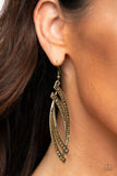 Twinkle for Two - Brass - Paparazzi Accessories