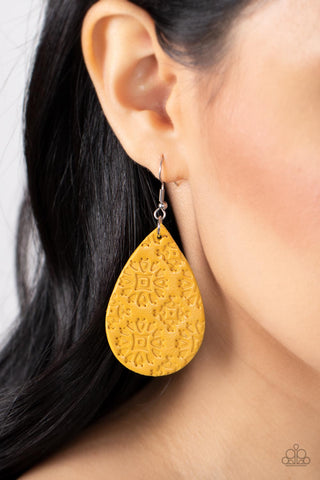 Stylishly Subtropical - Yellow - Paparazzi Accessories