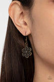 Basketful of Blossoms - Brass - Paparazzi Accessories