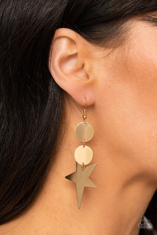 Star Bizarre - Gold - Paparazzi Accessories