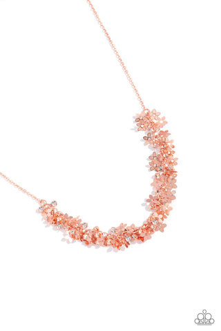 Fearlessly Floral - Copper - Paparazzi Accessories