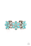 Desert Flower Patch - Blue - Paparazzi Accessories