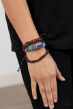 Textile Texting - Blue - Paparazzi Accessories