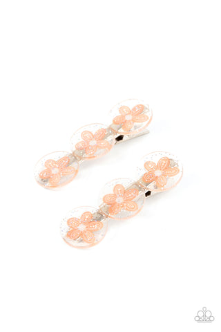 Pamper Me in Posies - Orange - Paparazzi Accessories