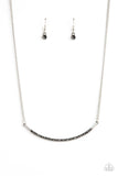 Collar Poppin Sparkle - Silver - Paparazzi Accessories