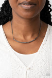 Collar Poppin Sparkle - Black - Paparazzi Accessories