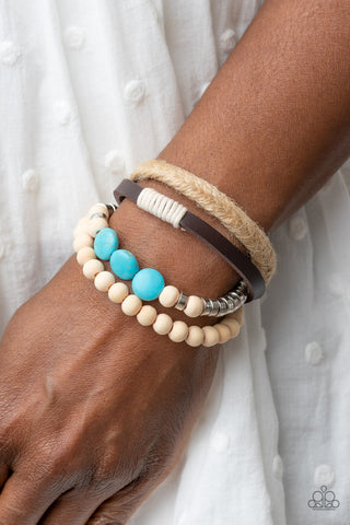DRIFTER Away - Blue - Paparazzi Accessories