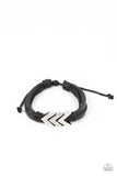 Arrow Pharaoh - Black - Paparazzi Accessories