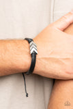 Arrow Pharaoh - Black - Paparazzi Accessories