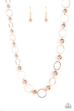 Metro Milestone - Rose Gold - Paparazzi Accessories