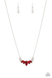 One Empire at a Time - Red - Paparazzi Accessories