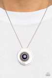 Make Me a MEDALLION-aire - Purple - Paparazzi Accessories