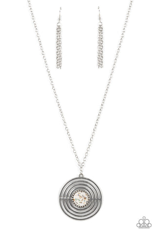 Targeted Tranquility - White - Paparazzi Accessories