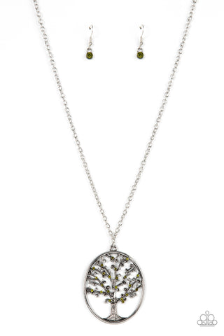 Autumn Abundance - Green - Paparazzi Accessories