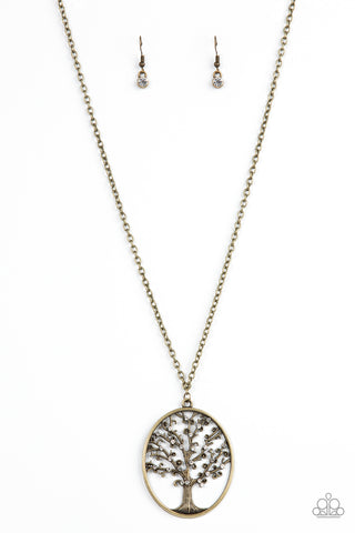 Autumn Abundance - Brass - Paparazzi Accessories