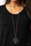 Autumn Abundance - Brass - Paparazzi Accessories