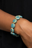 Earthy Entrada - Blue - Paparazzi Accessories