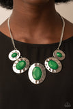 Rivera Rendezvous - Green - Paparazzi Accessories