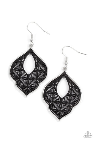 Thessaly Terrace - Black - Paparazzi Accessories