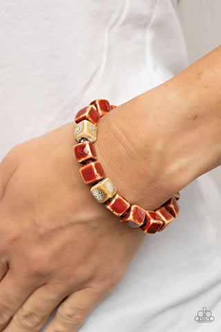 Glaze Craze - Red - Paparazzi Accessories