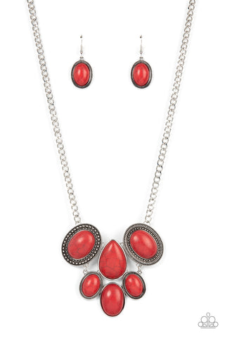 All-Natural Nostalgia - Red - Paparazzi Accessories