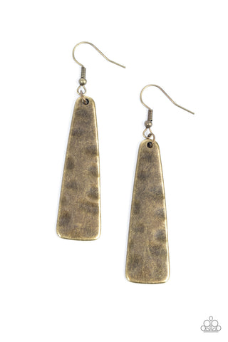 Detailed Definition - Brass - Paparazzi Accessories