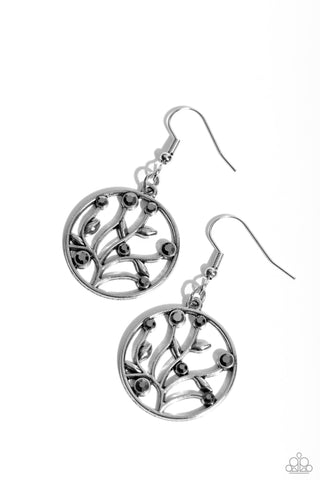 Bedazzlingly Branching - Silver - Paparazzi Accessories