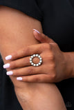 Stone Circles - White - Paparazzi Accessories