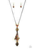 Knotted Keepsake - Orange - Paparazzi Accessories
