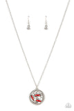 Head-Spinning Sparkle - Red - Paparazzi Accessories