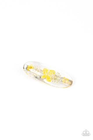 Floral Flurry - Yellow - Paparazzi Accessories
