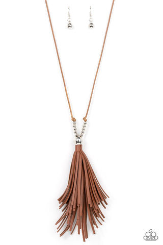 A Clean Sweep - Brown - Paparazzi Accessories
