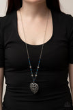 Doting Devotion - Blue - Paparazzi Accessories