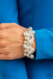 Elegantly Exaggerated - White - Paparazzi Accessories
