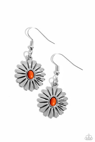 Delectably Daisy - Orange - Paparazzi Accessories