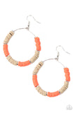 Skillfully Stacked - Orange - Paparazzi Accessories